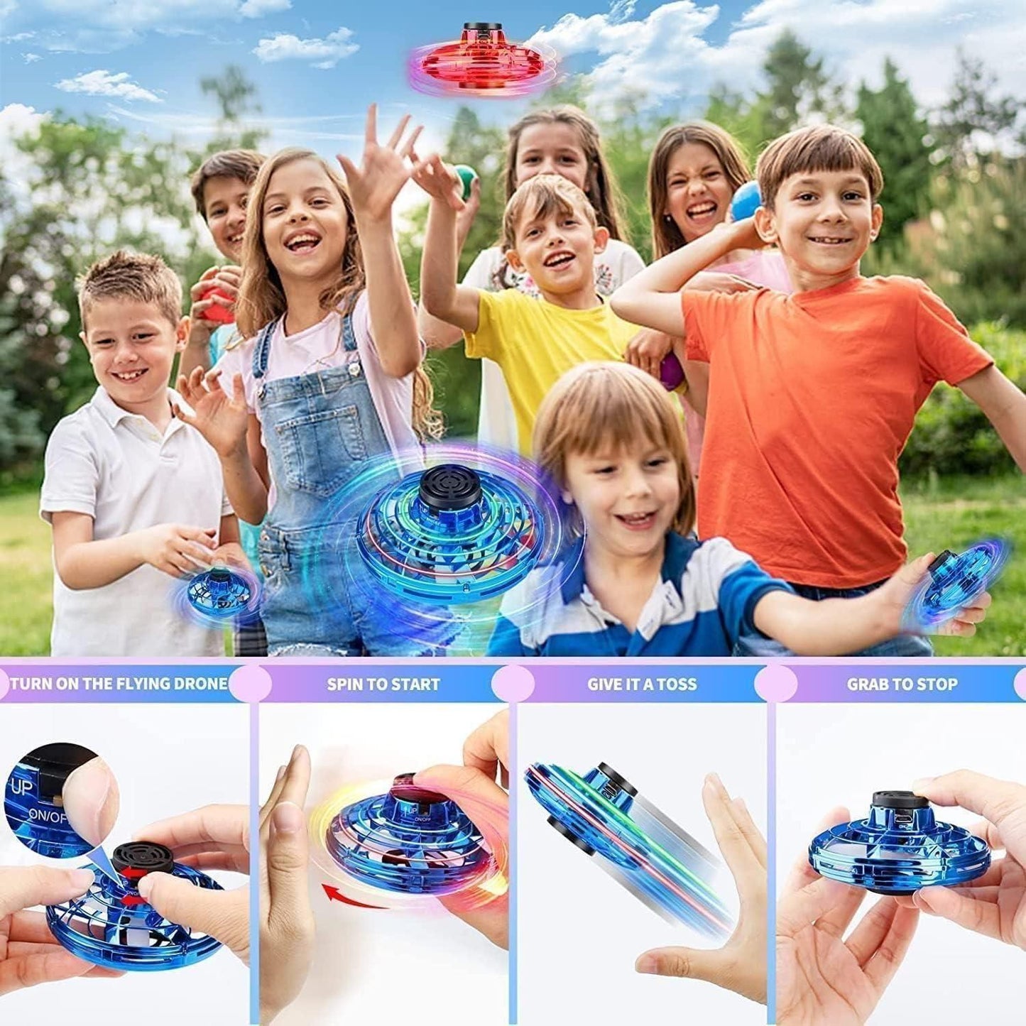 Magic Flying Spinner – Outdoor Fun for All Ages!